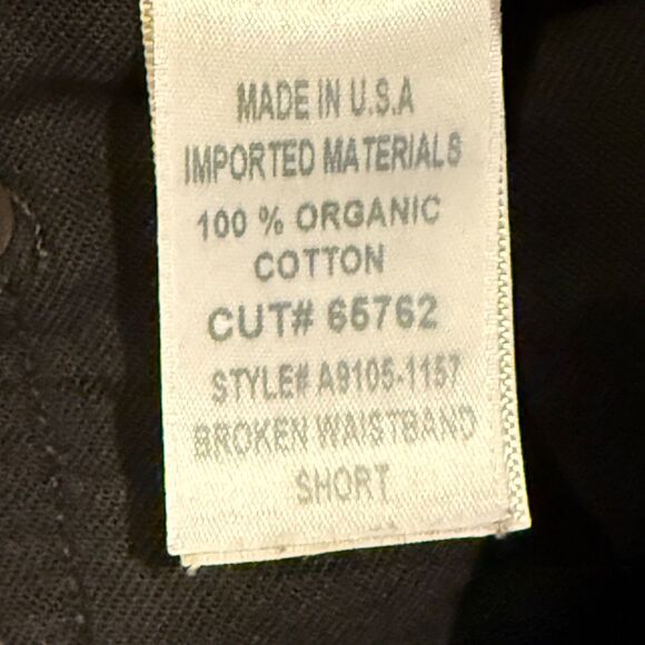 AGOLDE Shorts Womens 26 Black Fade High Rise Broken Waistband Cut Off Button Fly - Picture 10 of 11